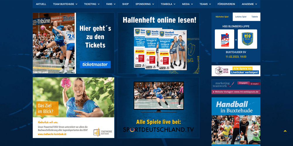 Buxtehuder SV – Handball Bundesliga Frauen - Buxtehude