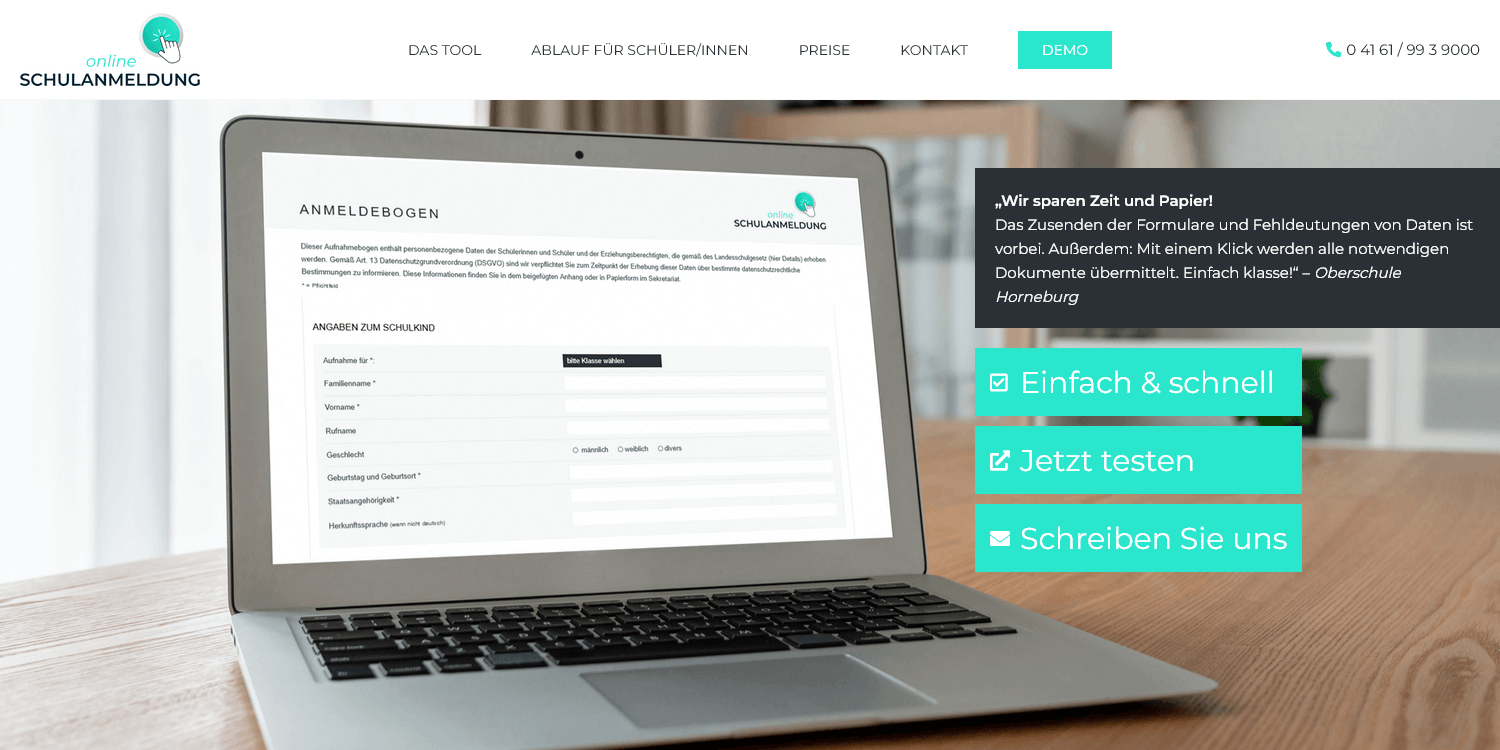 online Schulanmeldung